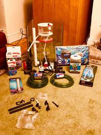 Marine aquarium near mint (never been filled) and accessories £200