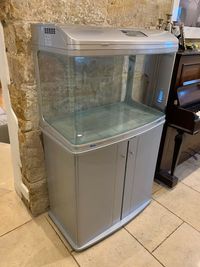 JEBO R375 NEW Aquarium Fish Tank in Silver with Matching JEBO Cabinet