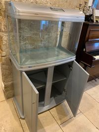 JEBO R375 NEW Aquarium Fish Tank in Silver with Matching JEBO Cabinet