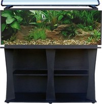 £125 - Aqua One Horizon Aquarium Fish Tank & Cabinet 122cm 182L + Loads of Extras