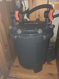 Fluval Fx5 filter full setup with pipes and extra media