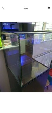 Red Sea Max Nano marine tank with AI Prime light and cabinet