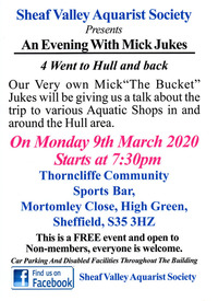 SVAS ~ An Evening With Mick Jukes ~ 4 went to Hull and Back