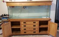 Aquaoak 180cm Doors and Drawers Aquarium