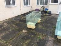 Six foot tank with four foot sump tank with pipe work ( reduced for quick sale )