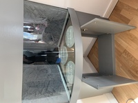 JUWEL 350l TRIGON corner tank and custom cabinet & FX4 filter