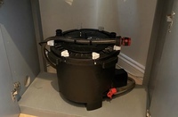 JUWEL 350l TRIGON corner tank and custom cabinet & FX4 filter