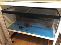 Double tank rack / breeding setup