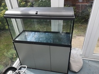 160L Aquarium + Cabinet with LED Lighting in Hood