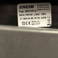 Eheim Pro 3 2073 eternal filter with accessories £95