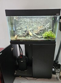 120L tank and cabinet