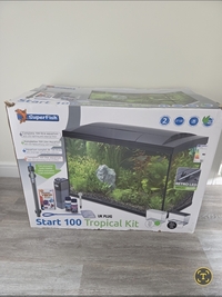 Superfish start 100l white aquarium