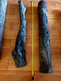 Aquadecor Standing Logs - Bark style