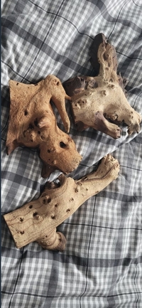 Bogwood new unused 3 pieces