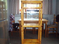 Bespoke wooden fish tank stand